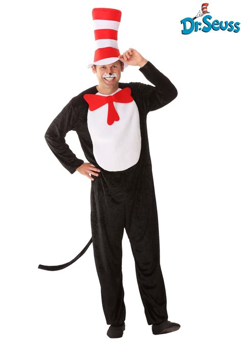 mens cat in the hat costume|cat in the hat costume homemade.